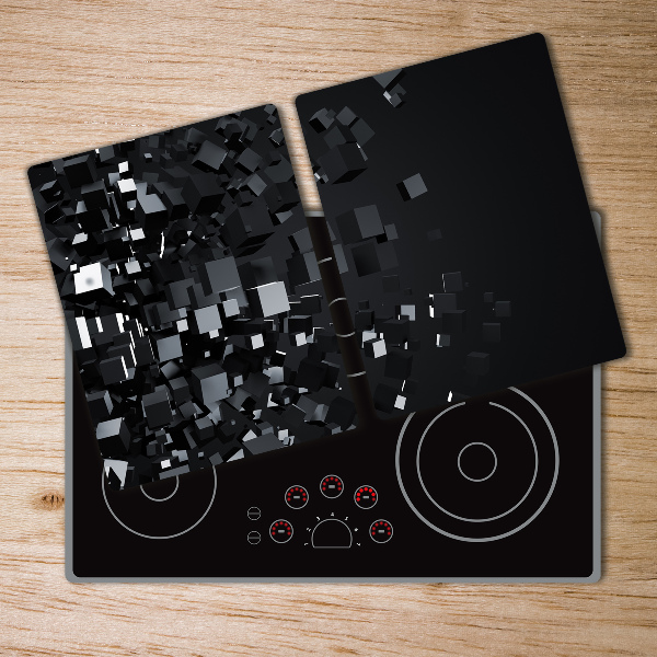 Glass chopping board 3D abstraction