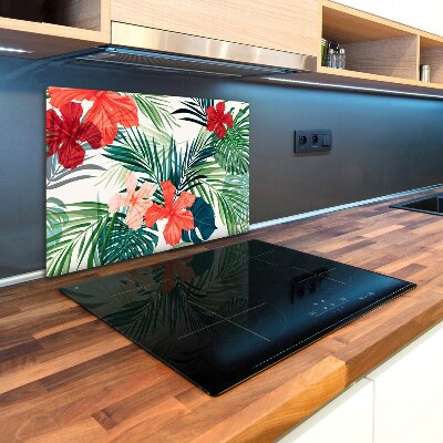 Chopping board glass Tropical