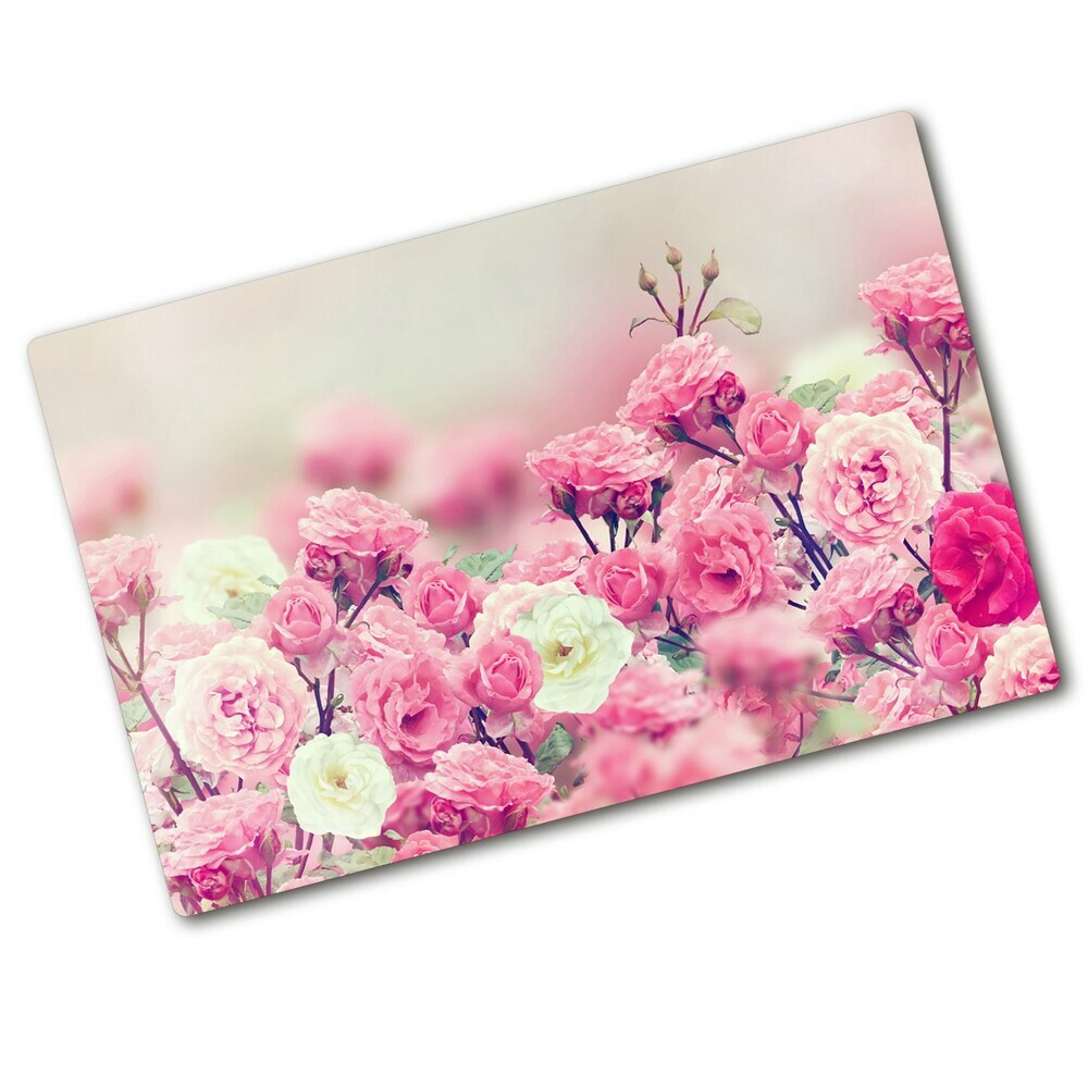 Cutting board wild rose