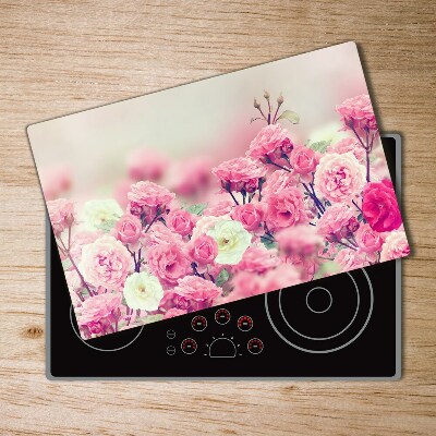 Cutting board wild rose