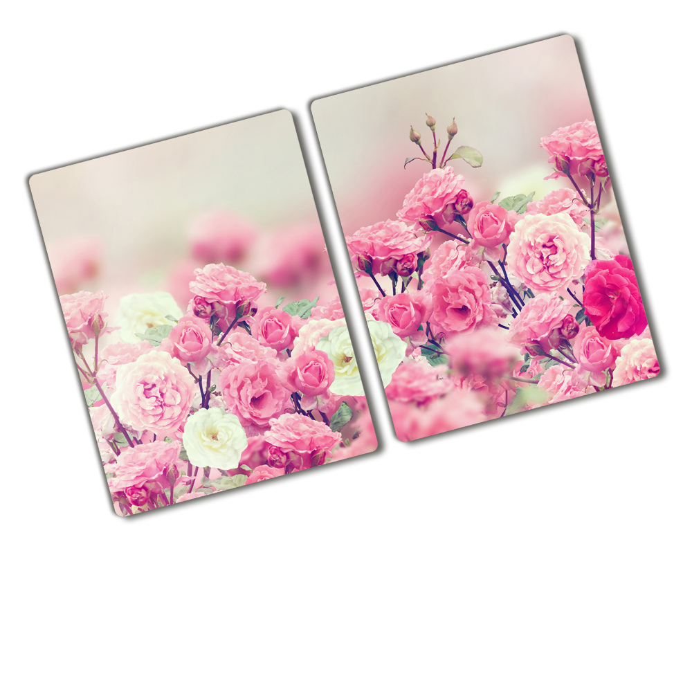 Cutting board wild rose