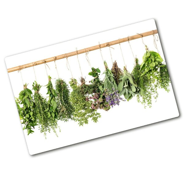 Cutting board Herbs on a string