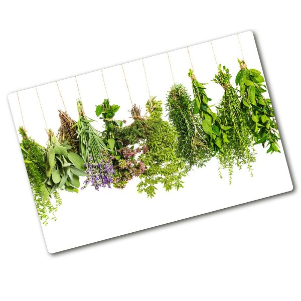 Cutting board Herbs on a string