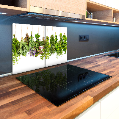 Cutting board Herbs on a string