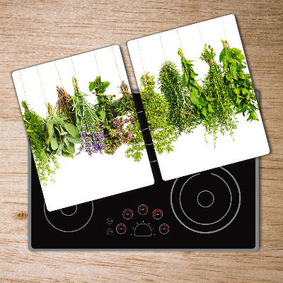 Cutting board Herbs on a string