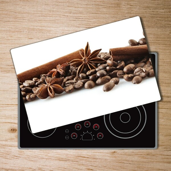 Chopping board Cinnamon coffee beans