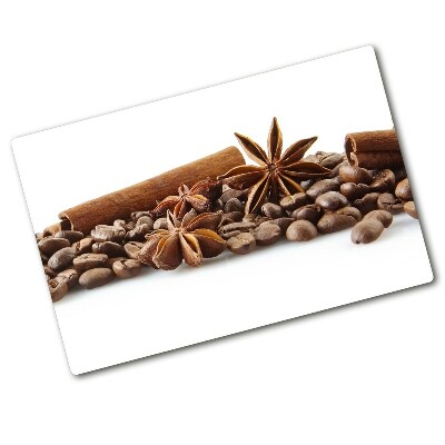 Chopping board Cinnamon coffee beans