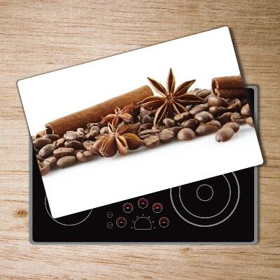 Chopping board Cinnamon coffee beans