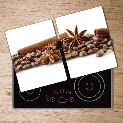 Chopping board Cinnamon coffee beans