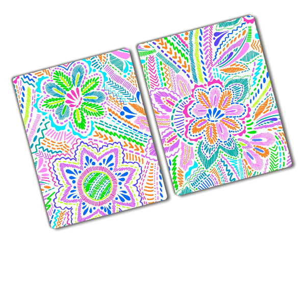 Cutting board Floral pattern