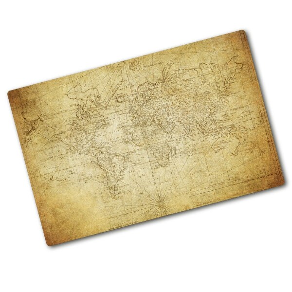 Chopping board Old map of the world