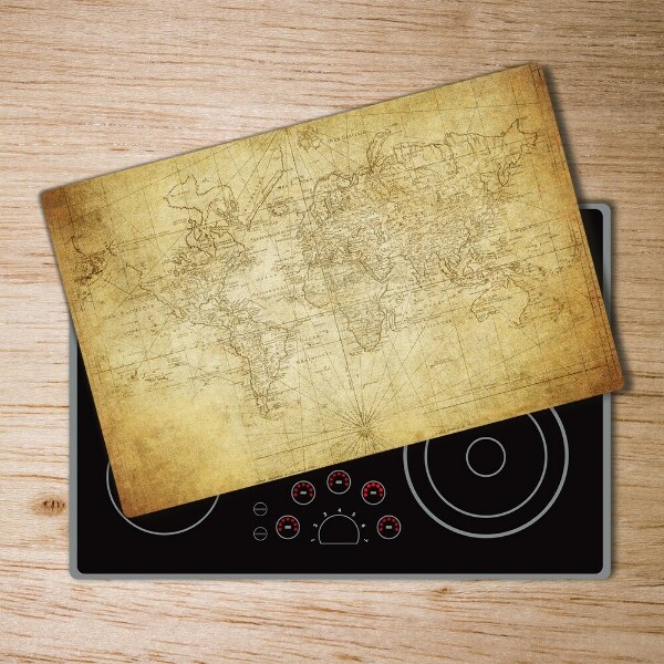 Chopping board Old map of the world