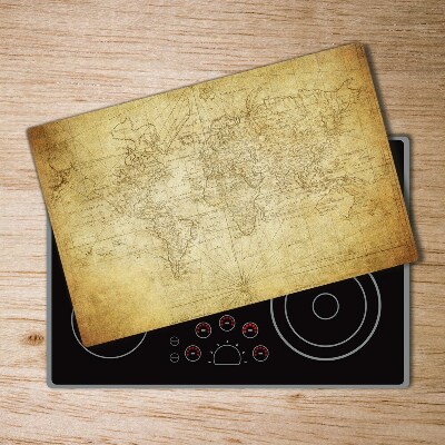 Chopping board Old map of the world