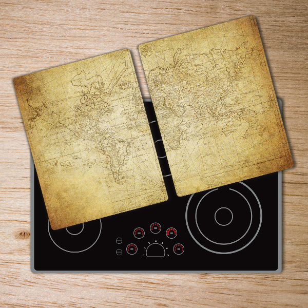 Chopping board Old map of the world