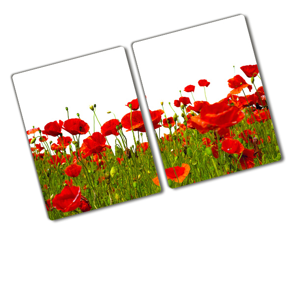 Chopping board Field poppies