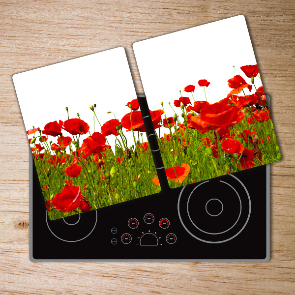 Chopping board Field poppies