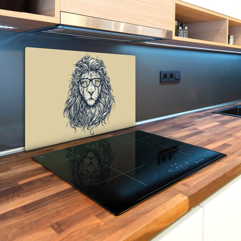 Chopping board Hipster lion