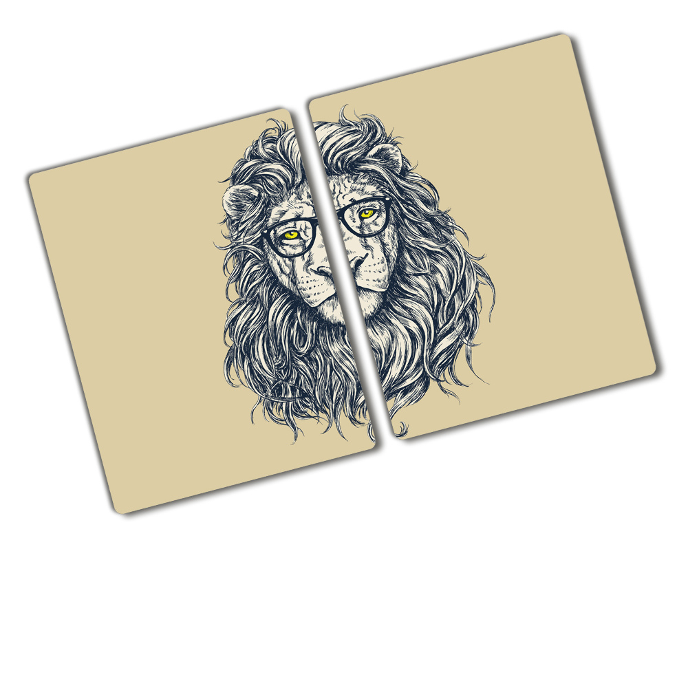 Chopping board Hipster lion