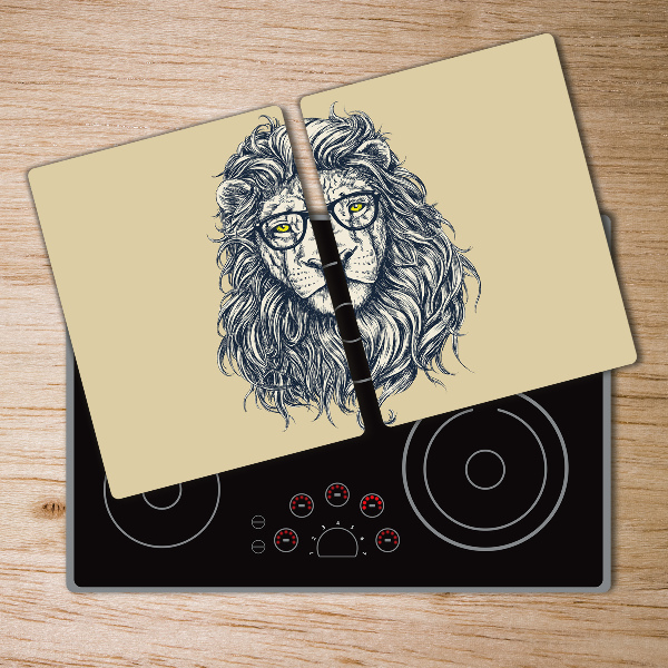 Chopping board Hipster lion