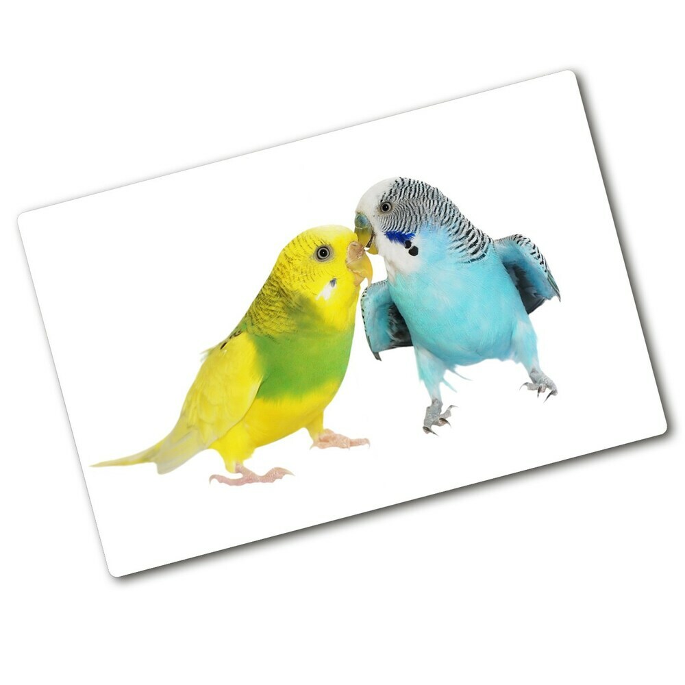 Chopping board Faded parakeets