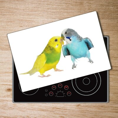 Chopping board Faded parakeets