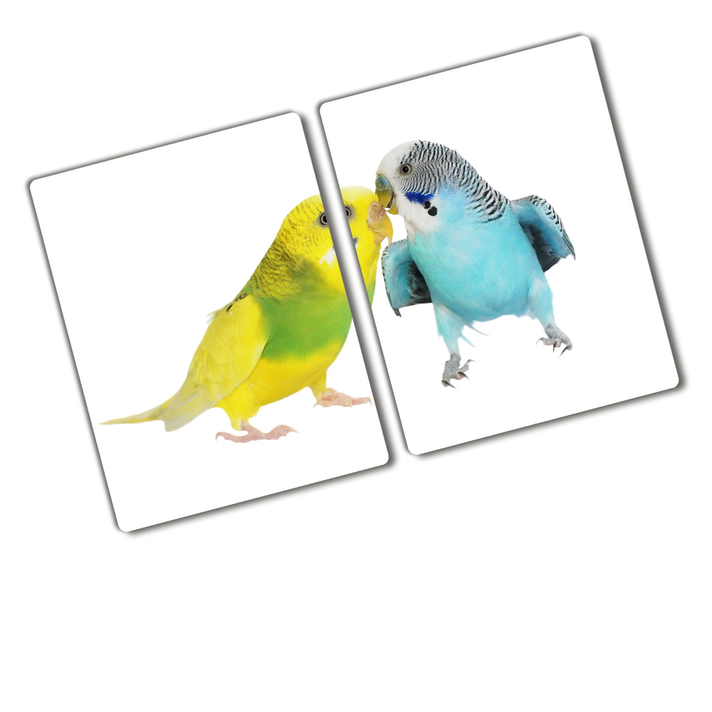 Chopping board Faded parakeets