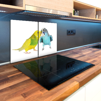 Chopping board Faded parakeets