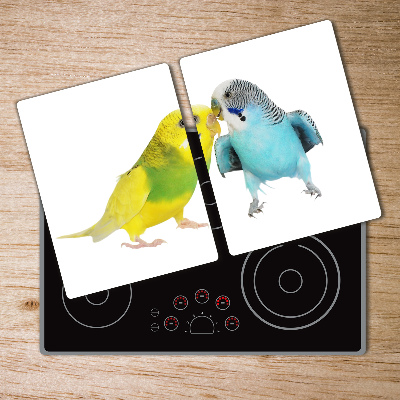 Chopping board Faded parakeets