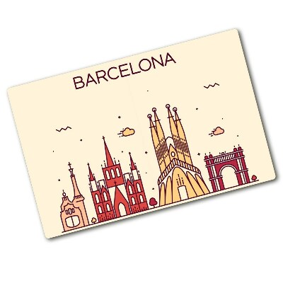 Chopping board The inscription Barcelona Quality