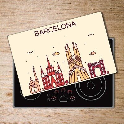 Chopping board The inscription Barcelona Quality