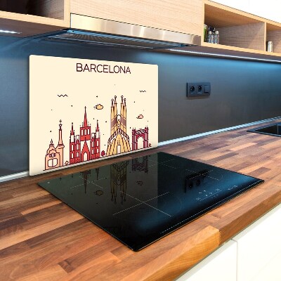 Chopping board The inscription Barcelona Quality