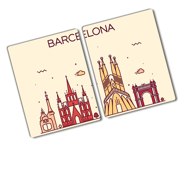 Chopping board The inscription Barcelona Quality