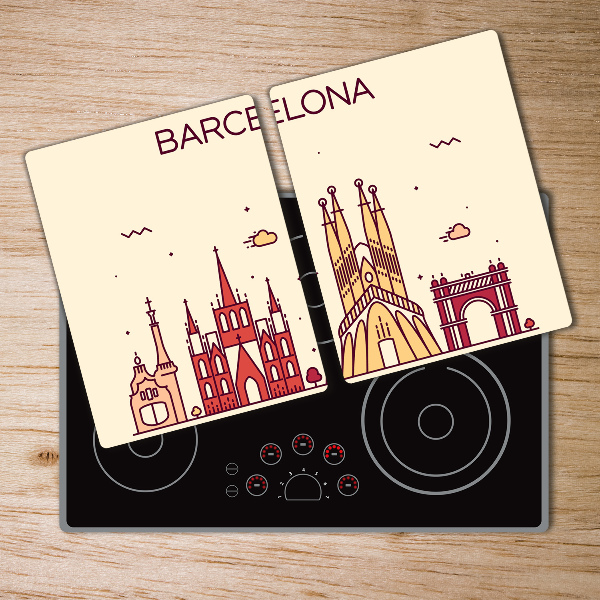 Chopping board The inscription Barcelona Quality