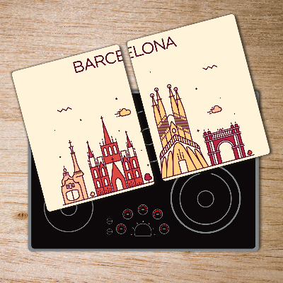 Chopping board The inscription Barcelona Quality