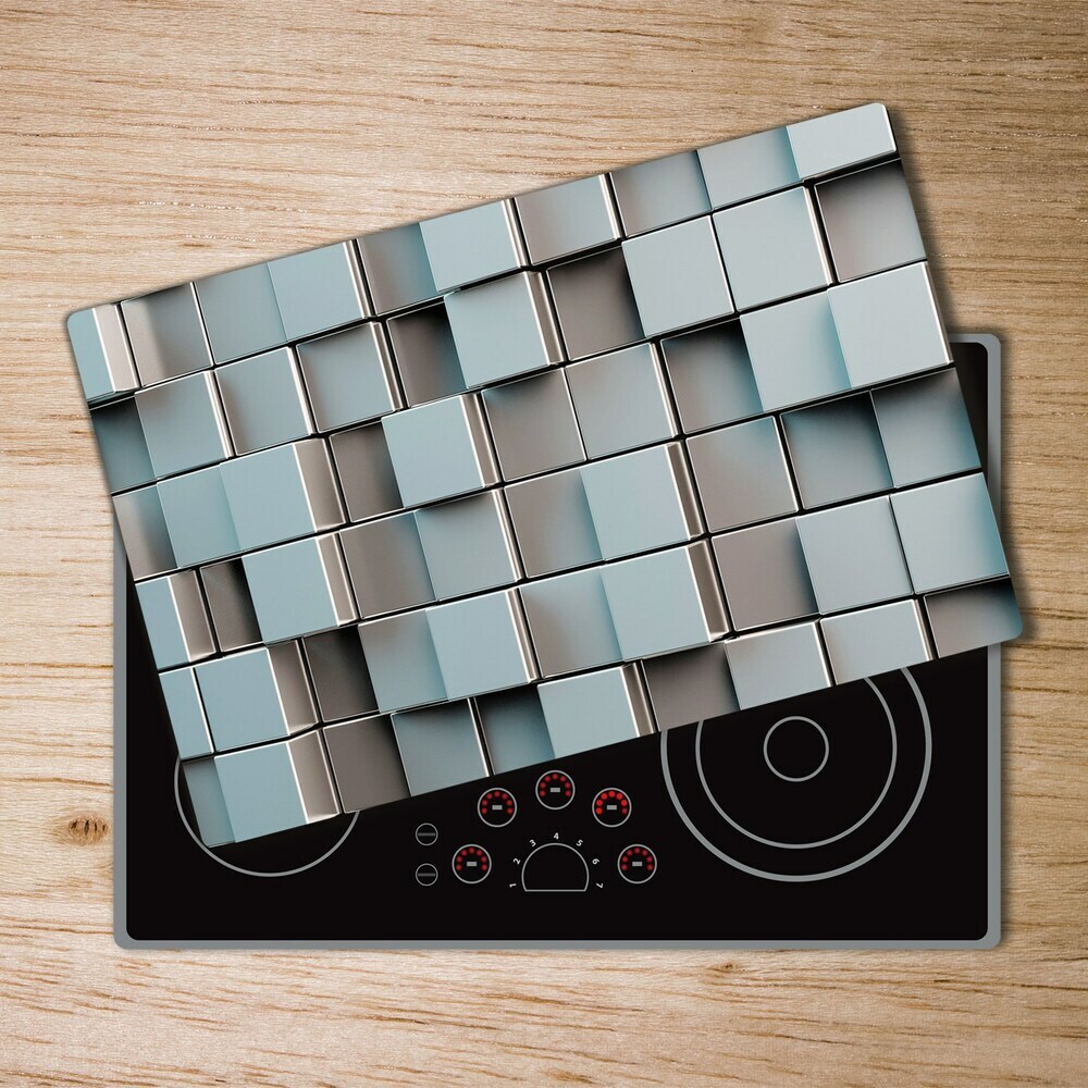 Chopping board glass Cube wall