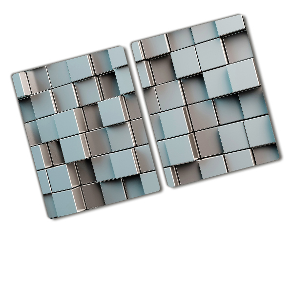 Chopping board glass Cube wall