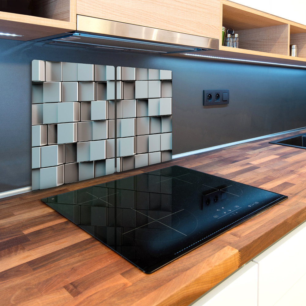 Chopping board glass Cube wall