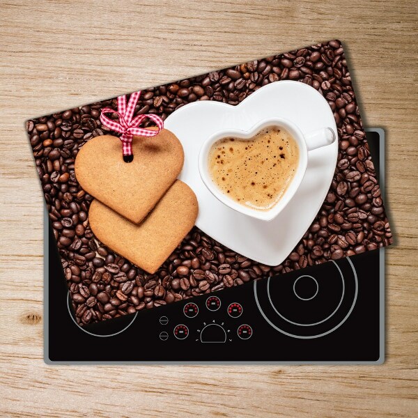 Chopping board Coffee and gingerbread