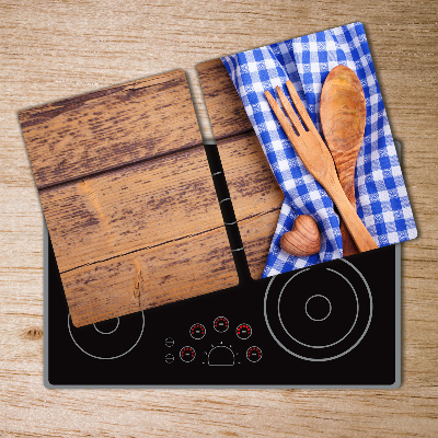 Cutting board Wooden cutlery