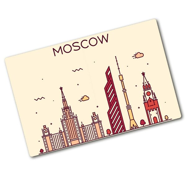 Cutting board Moscow buildings quality