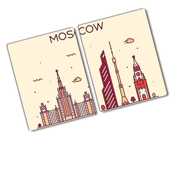 Cutting board Moscow buildings quality