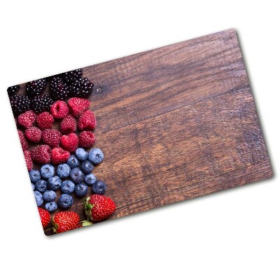 Chopping board glass Forest fruits