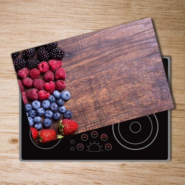 Chopping board glass Forest fruits