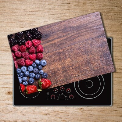 Chopping board glass Forest fruits