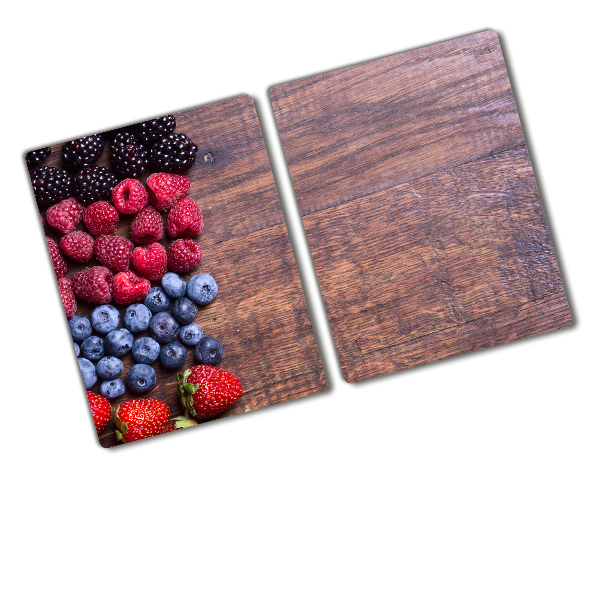 Chopping board glass Forest fruits