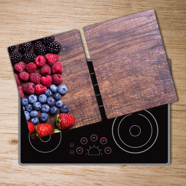 Chopping board glass Forest fruits