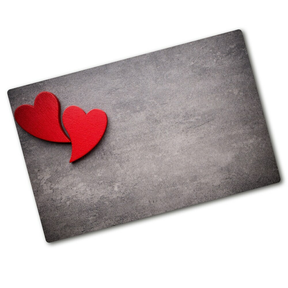 Chopping board Red hearts