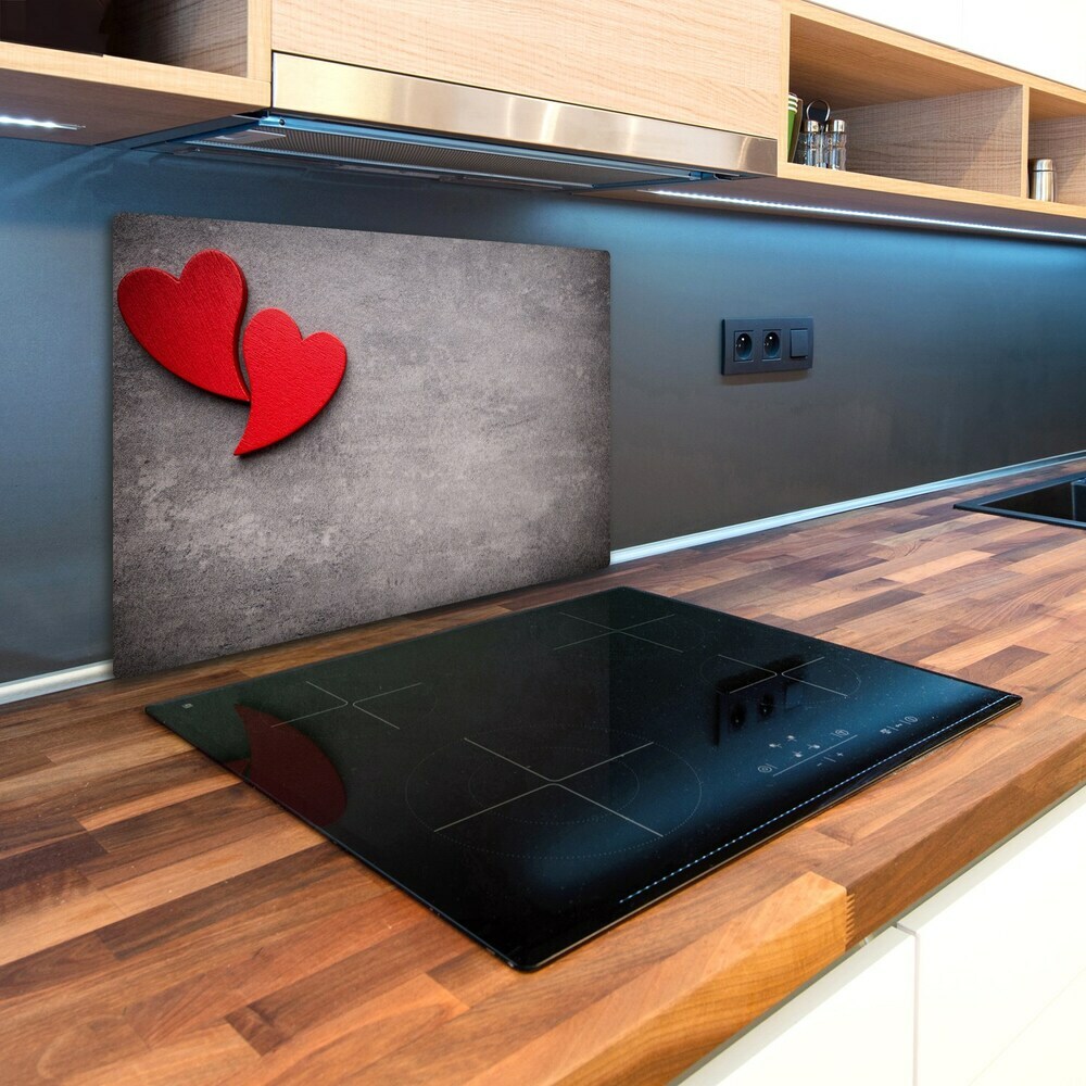 Chopping board Red hearts