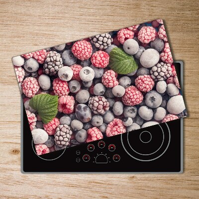 Chopping board glass Frozen forest fruit