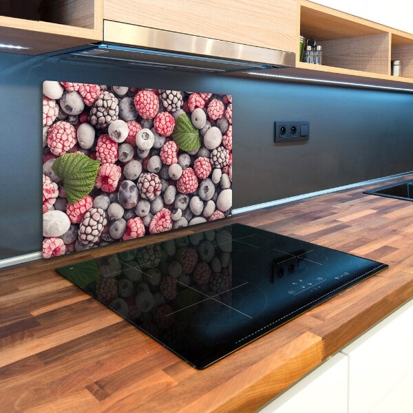 Chopping board glass Frozen forest fruit